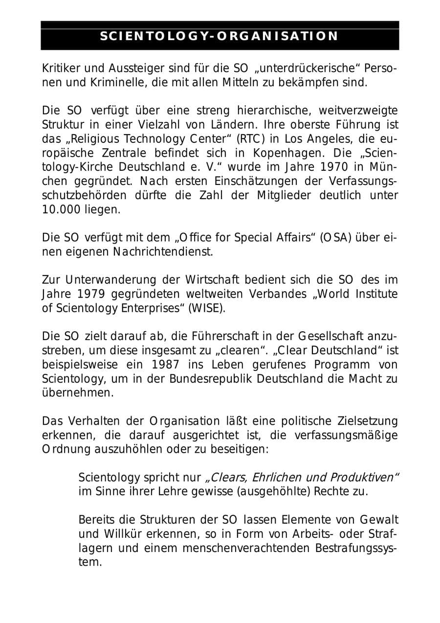 Seite 73 des Verfassungsschutzbericht 1997 Sachsen-Anhalt
