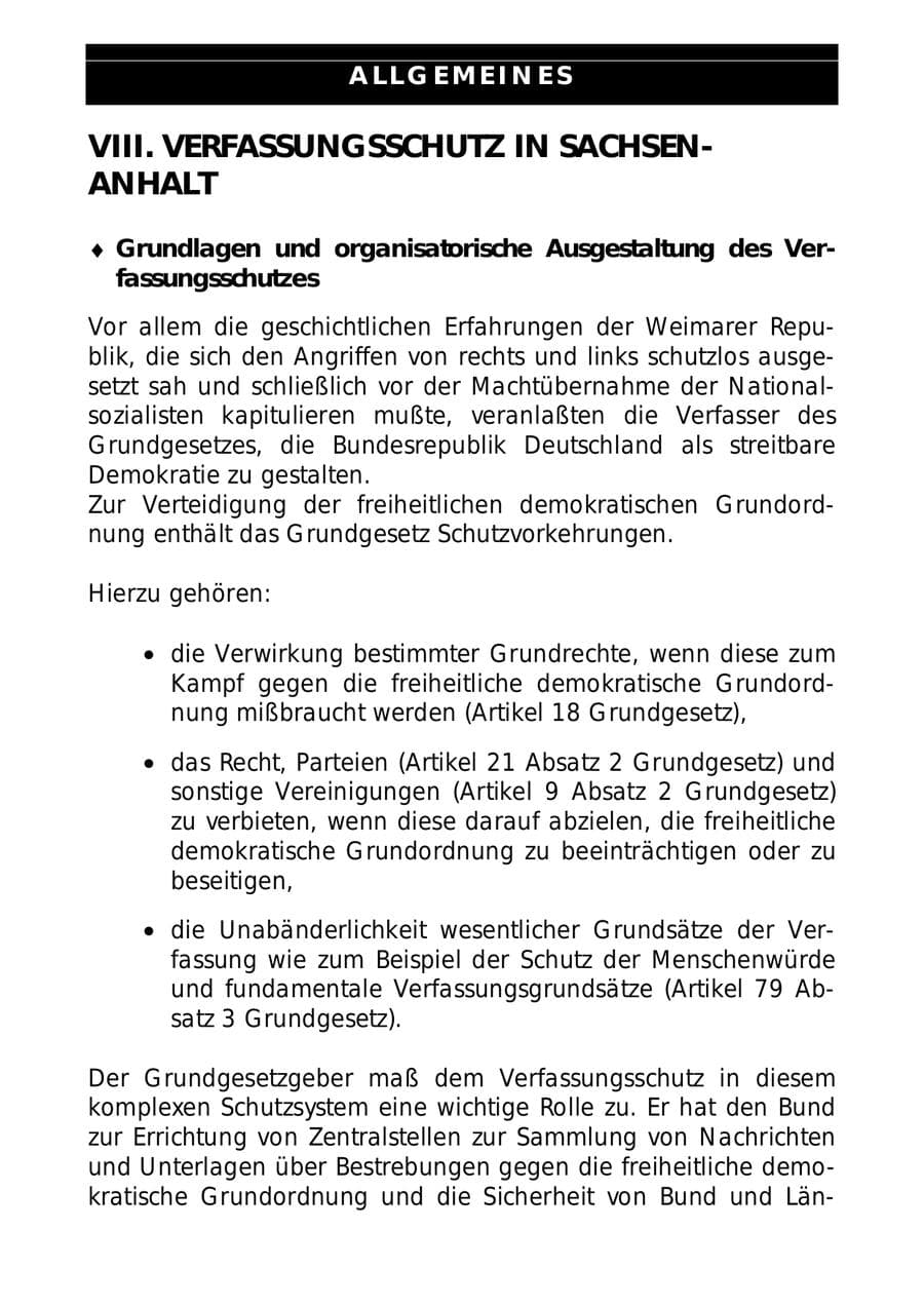 Seite 79 des Verfassungsschutzbericht 1997 Sachsen-Anhalt