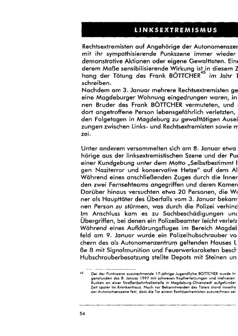 Seite 75 des Verfassungsschutzbericht 1998 Sachsen-Anhalt