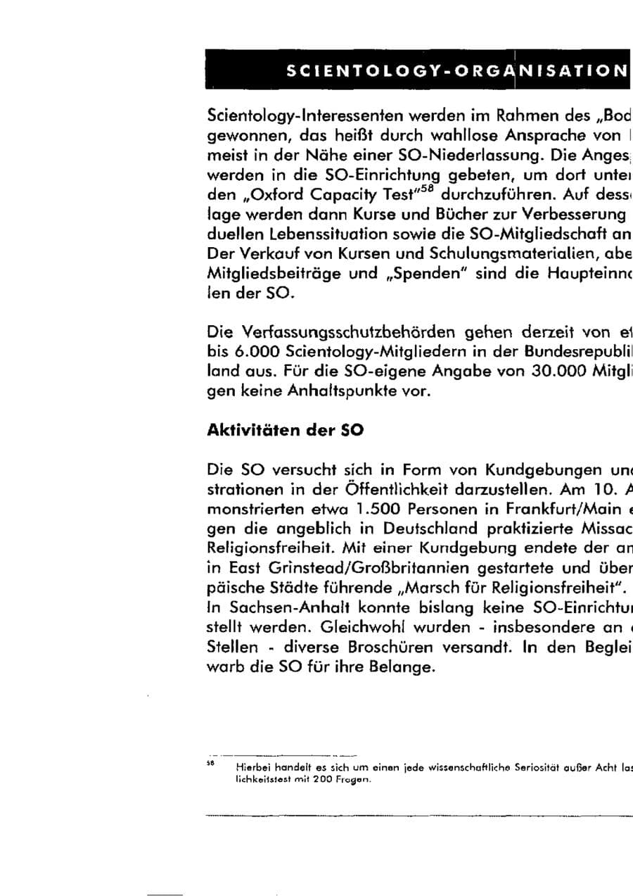 Seite 92 des Verfassungsschutzbericht 1998 Sachsen-Anhalt