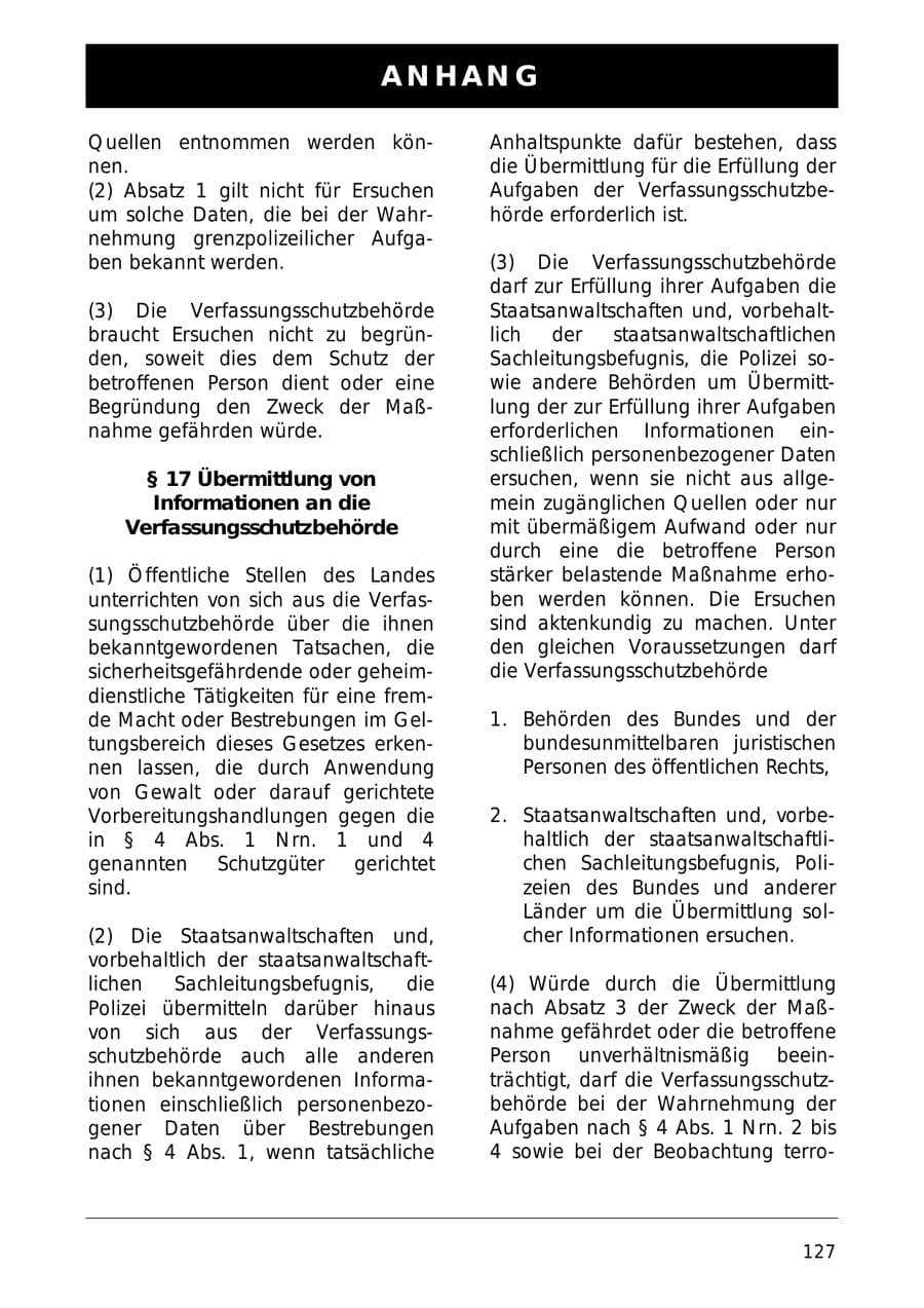 Seite 104 des Verfassungsschutzbericht 1999 Sachsen-Anhalt