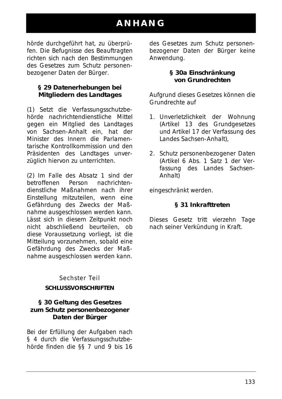 Seite 110 des Verfassungsschutzbericht 1999 Sachsen-Anhalt