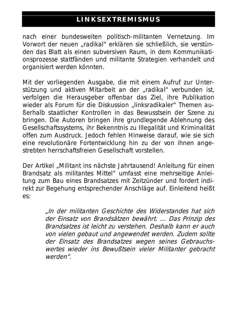 Seite 64 des Verfassungsschutzbericht 1999 Sachsen-Anhalt