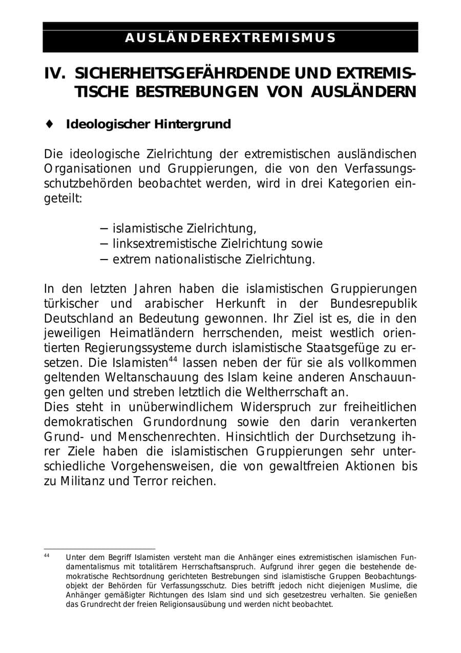 Seite 73 des Verfassungsschutzbericht 1999 Sachsen-Anhalt