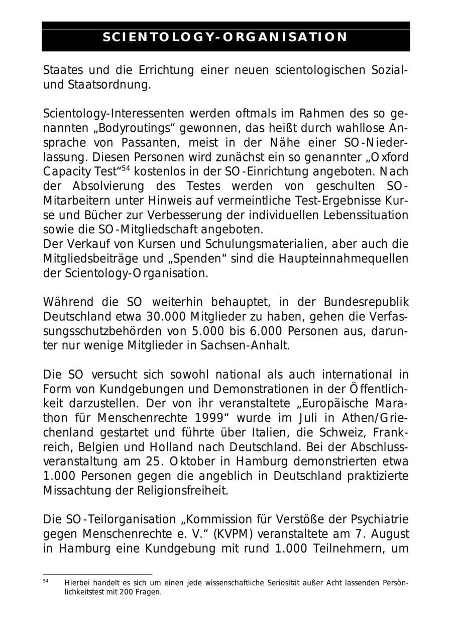 Seite 81 des Verfassungsschutzbericht 1999 Sachsen-Anhalt