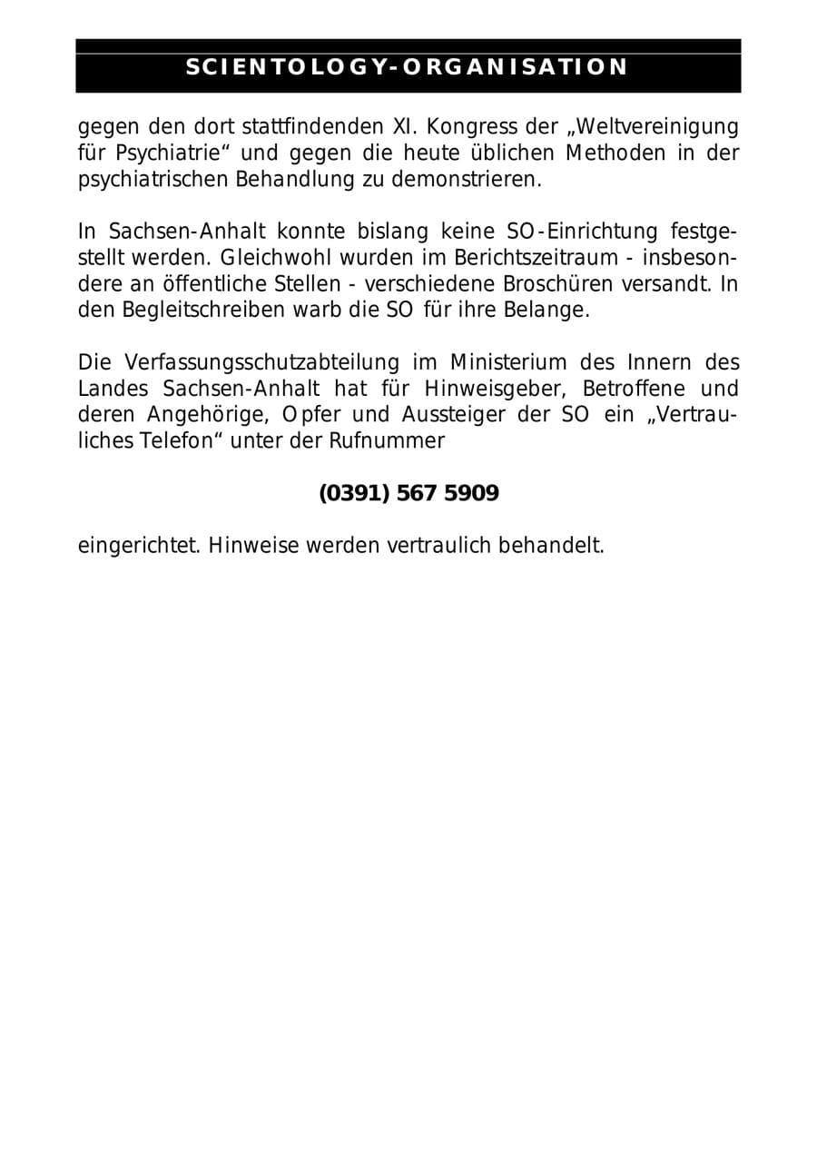 Seite 82 des Verfassungsschutzbericht 1999 Sachsen-Anhalt