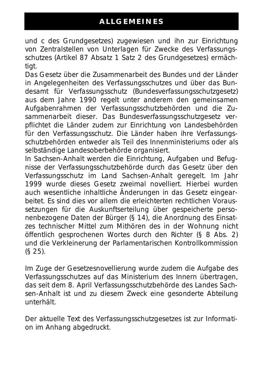 Seite 88 des Verfassungsschutzbericht 1999 Sachsen-Anhalt
