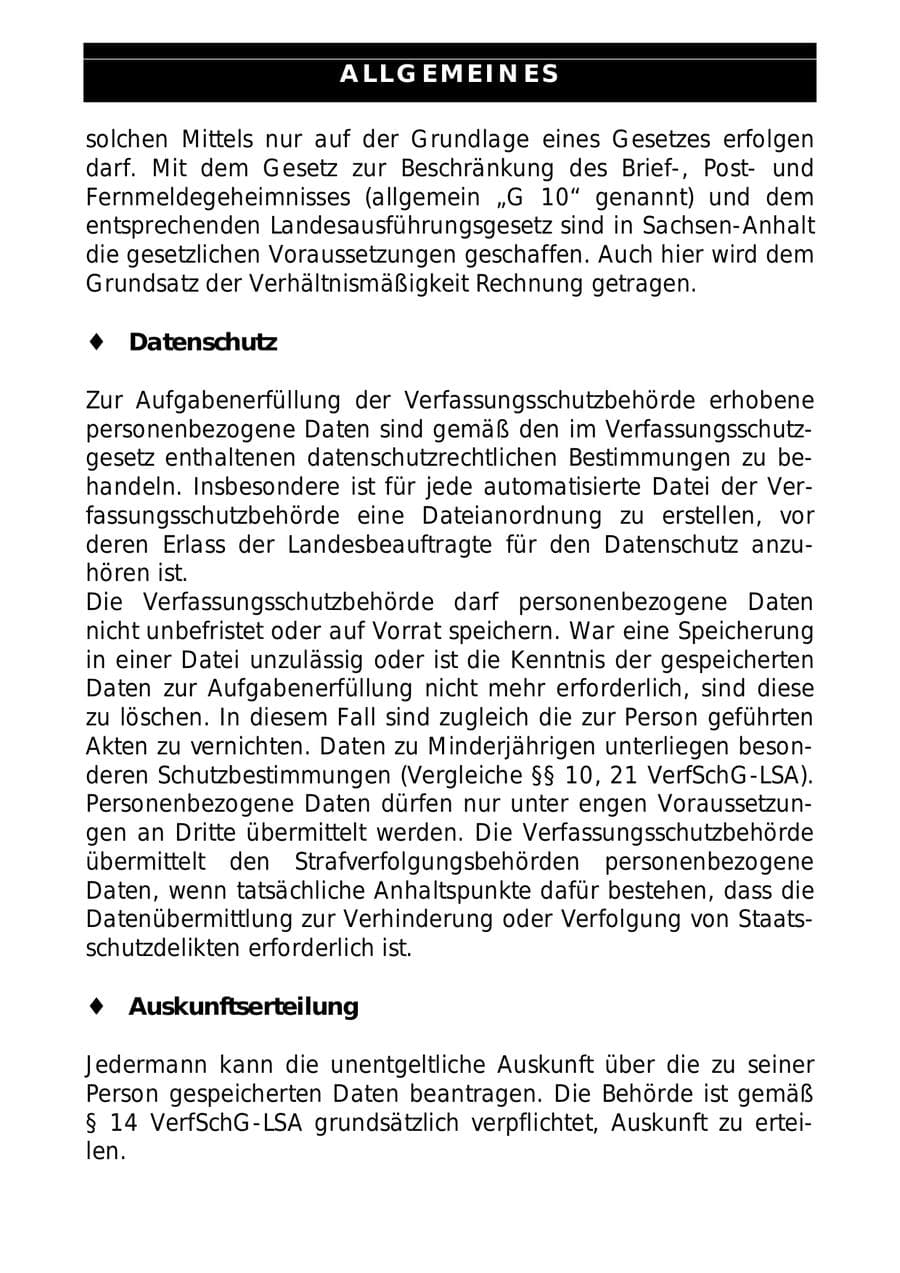 Seite 91 des Verfassungsschutzbericht 1999 Sachsen-Anhalt