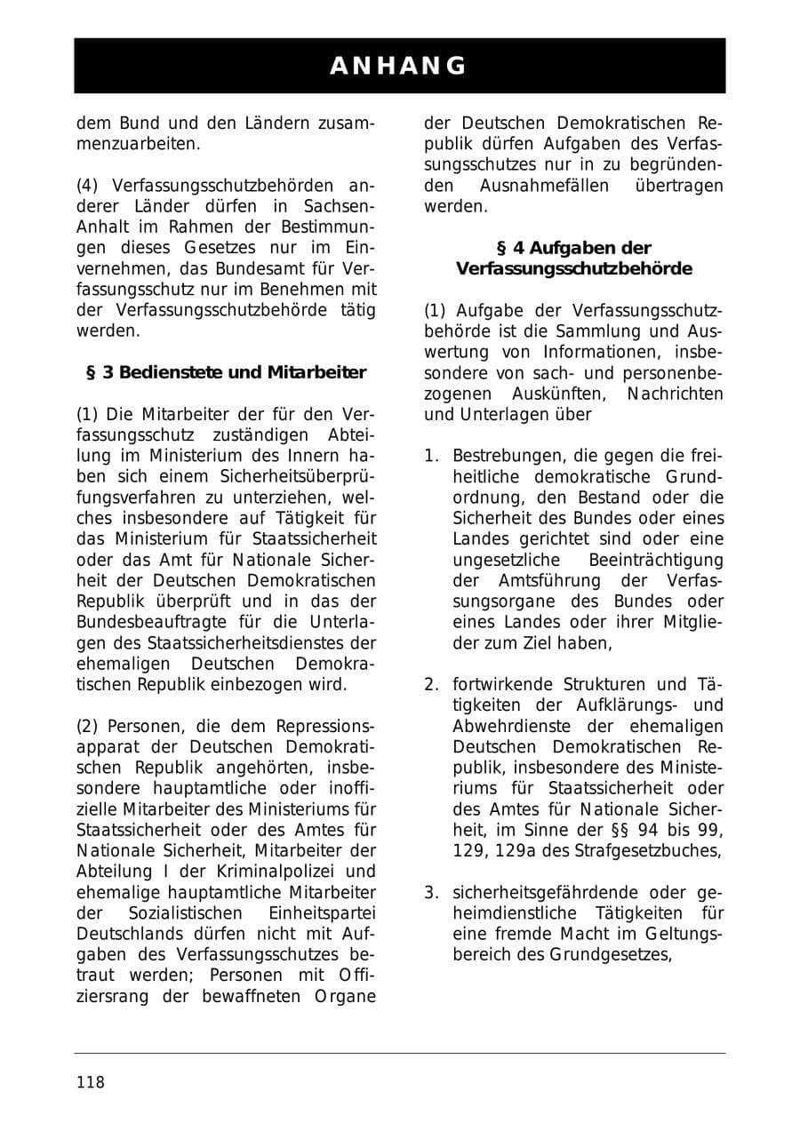 Seite 95 des Verfassungsschutzbericht 1999 Sachsen-Anhalt