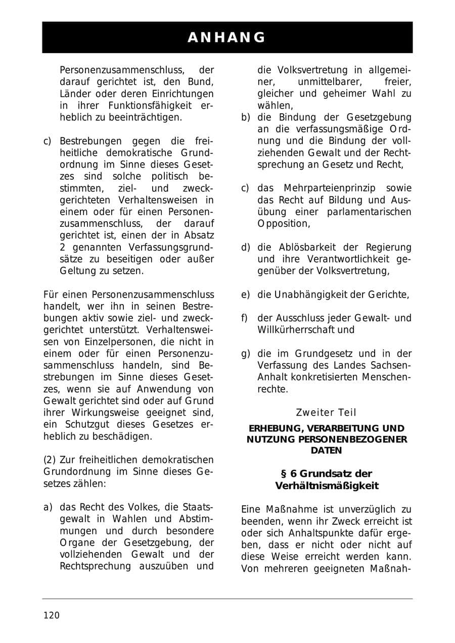 Seite 97 des Verfassungsschutzbericht 1999 Sachsen-Anhalt