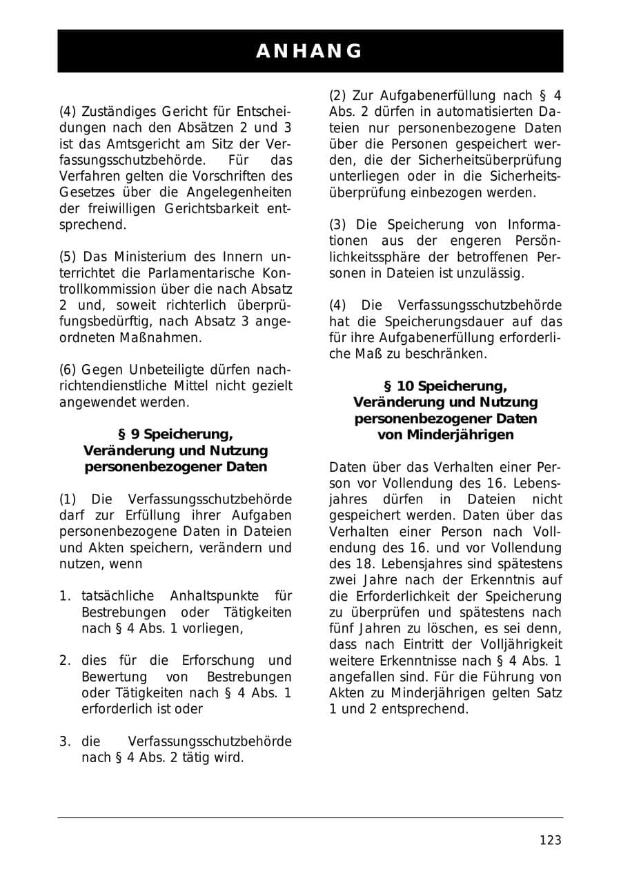 Seite 100 des Verfassungsschutzbericht 1999 Sachsen-Anhalt