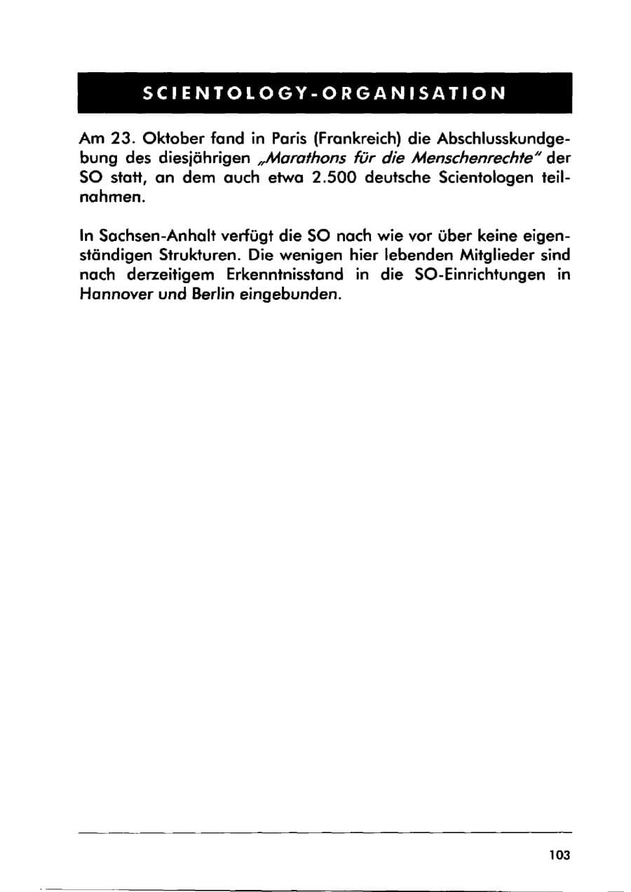 Seite 113 des Verfassungsschutzbericht 2000 Sachsen-Anhalt