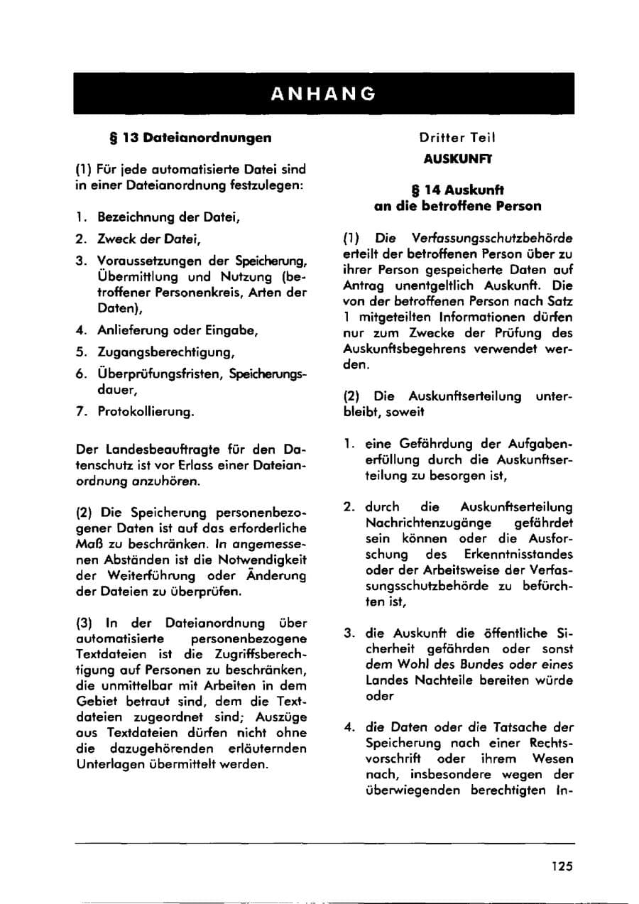 Seite 135 des Verfassungsschutzbericht 2000 Sachsen-Anhalt