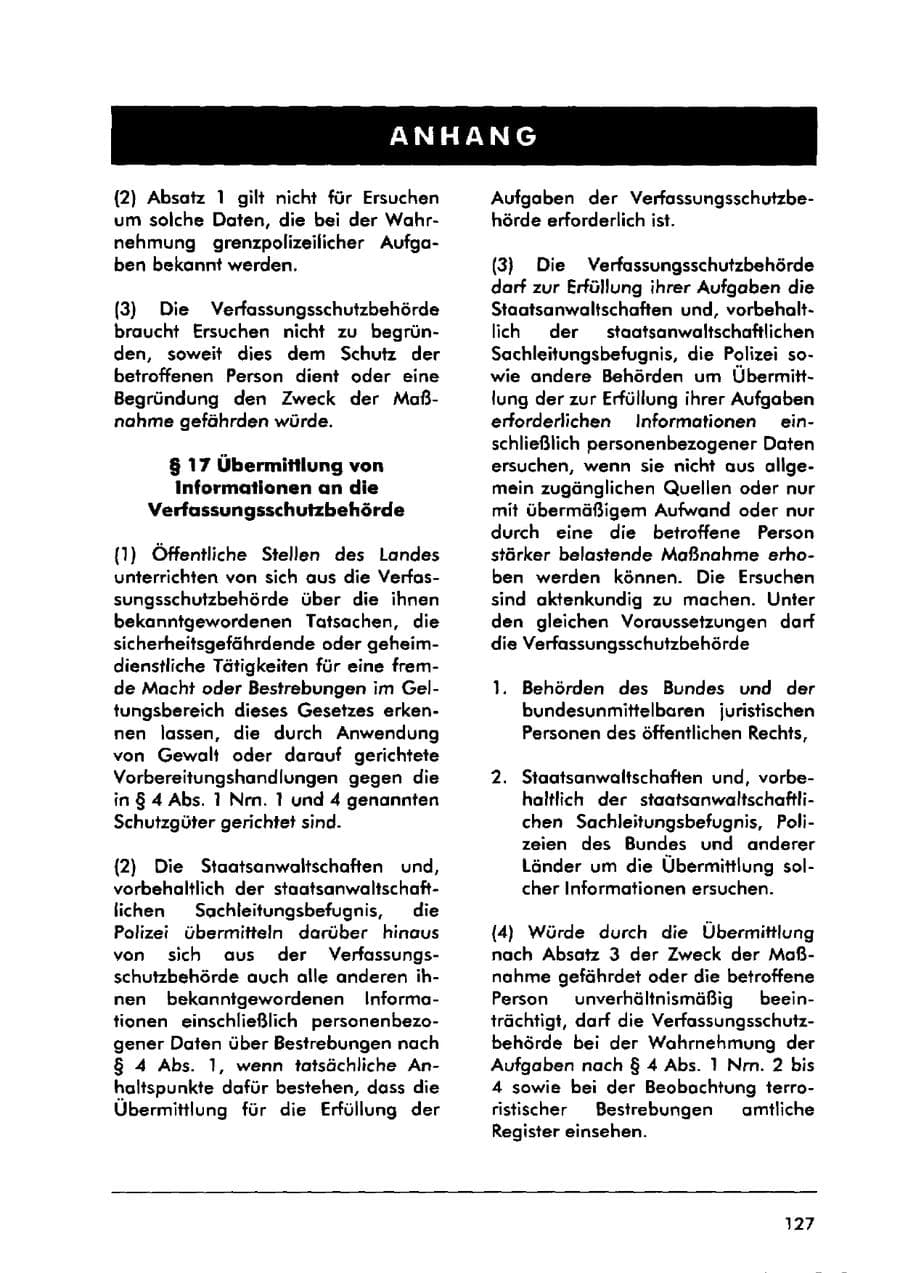 Seite 137 des Verfassungsschutzbericht 2000 Sachsen-Anhalt