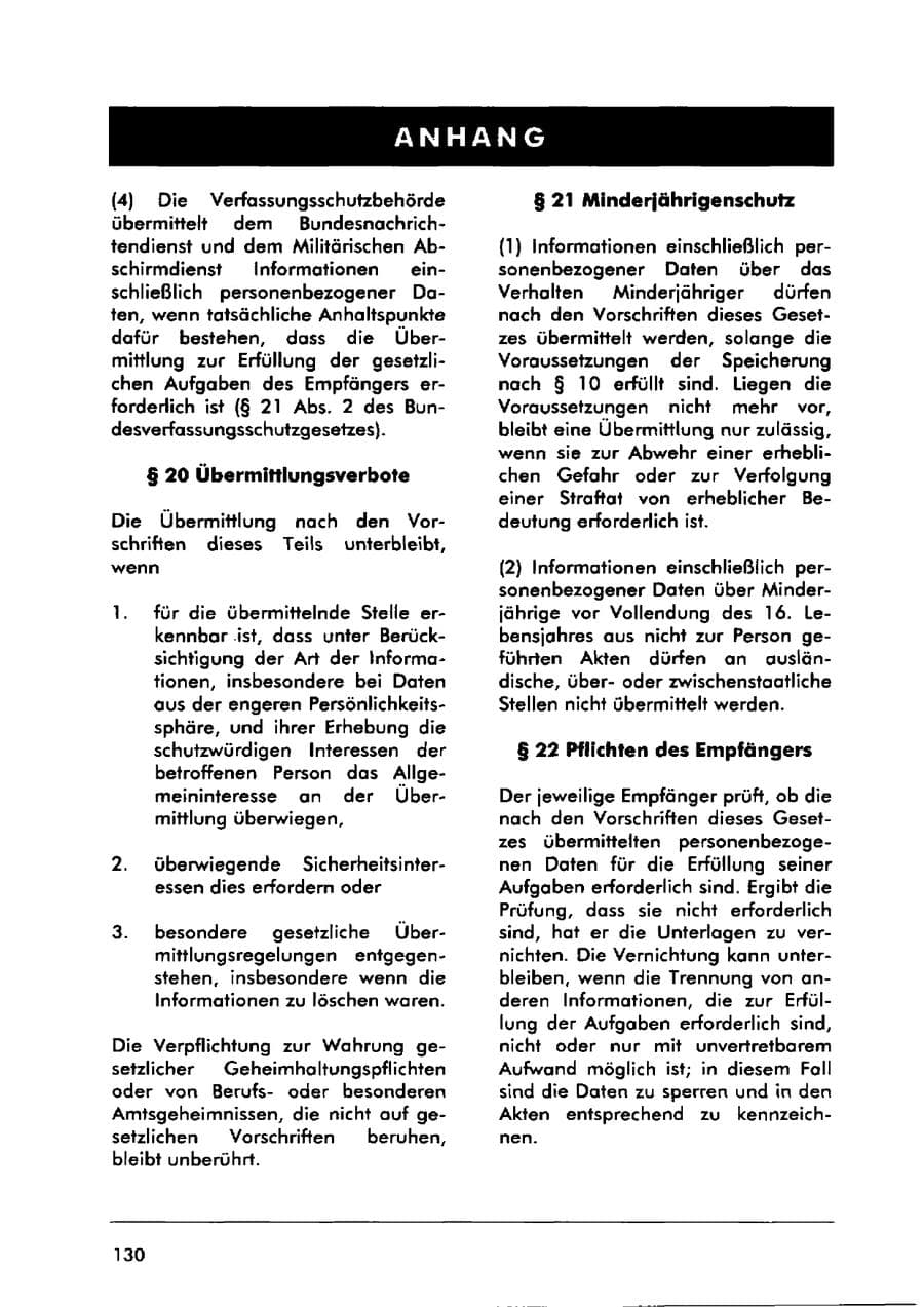 Seite 140 des Verfassungsschutzbericht 2000 Sachsen-Anhalt