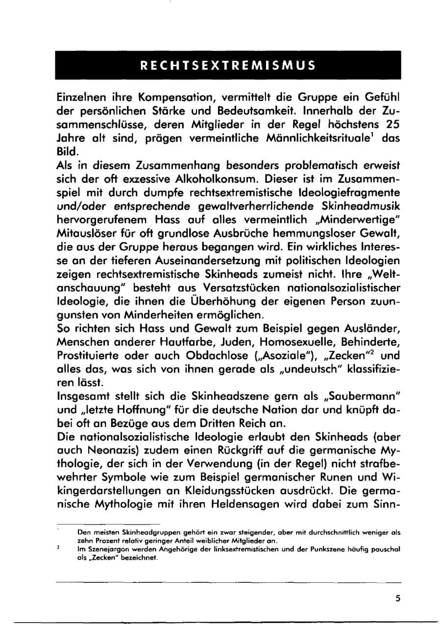 Seite 15 des Verfassungsschutzbericht 2000 Sachsen-Anhalt