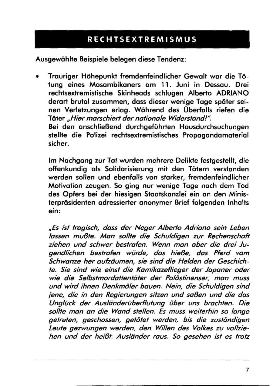 Seite 17 des Verfassungsschutzbericht 2000 Sachsen-Anhalt