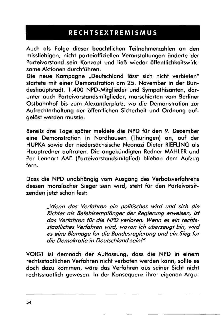 Seite 64 des Verfassungsschutzbericht 2000 Sachsen-Anhalt