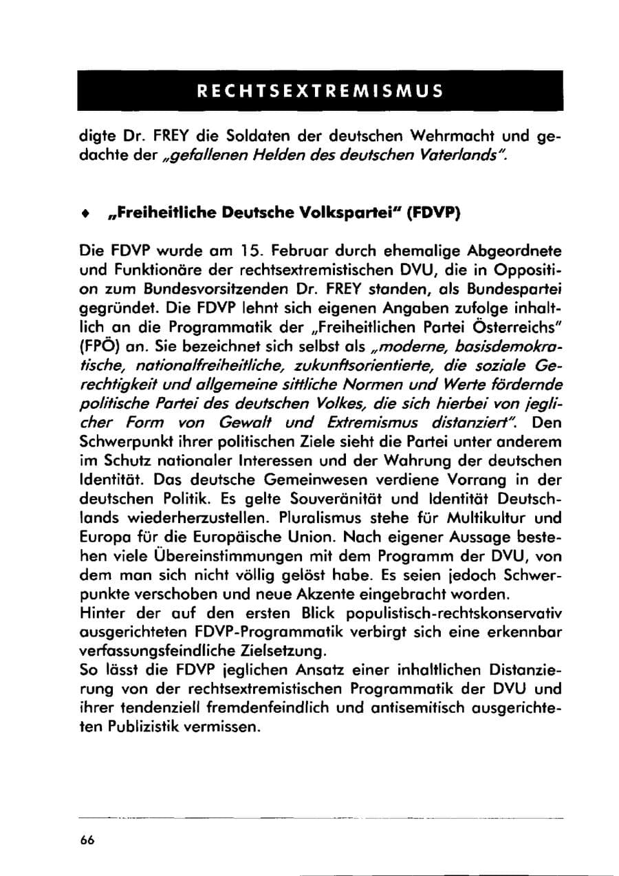 Seite 76 des Verfassungsschutzbericht 2000 Sachsen-Anhalt