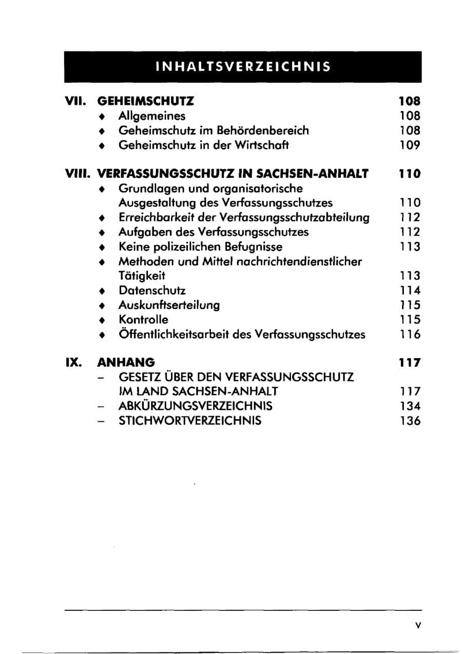 Seite 9 des Verfassungsschutzbericht 2000 Sachsen-Anhalt