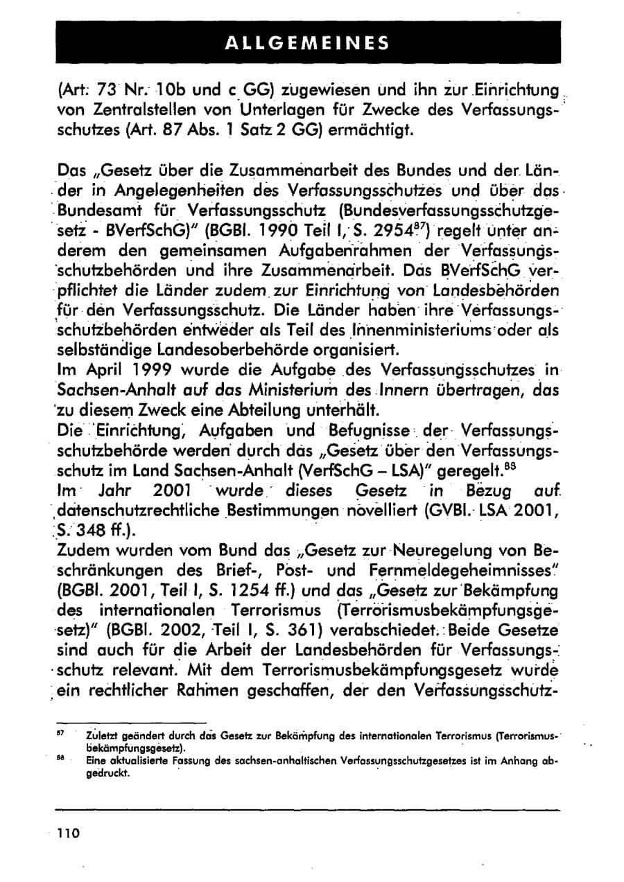 Seite 121 des Verfassungsschutzbericht 2001 Sachsen-Anhalt