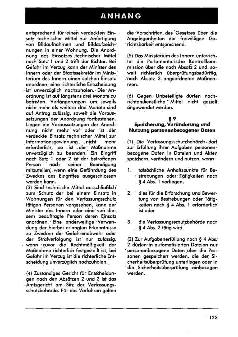 Seite 134 des Verfassungsschutzbericht 2001 Sachsen-Anhalt
