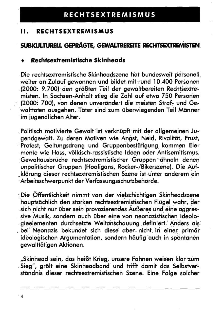 Seite 15 des Verfassungsschutzbericht 2001 Sachsen-Anhalt