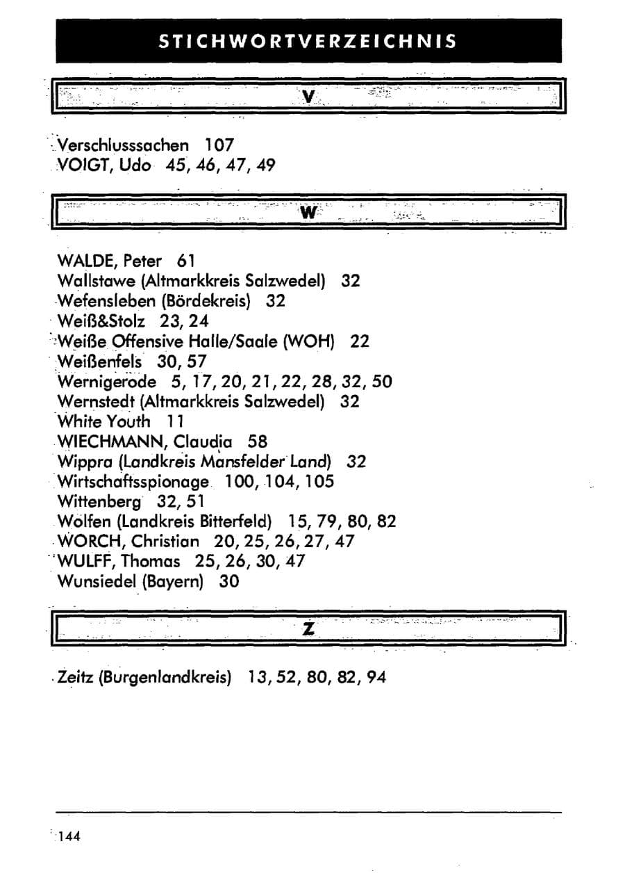 Seite 155 des Verfassungsschutzbericht 2001 Sachsen-Anhalt