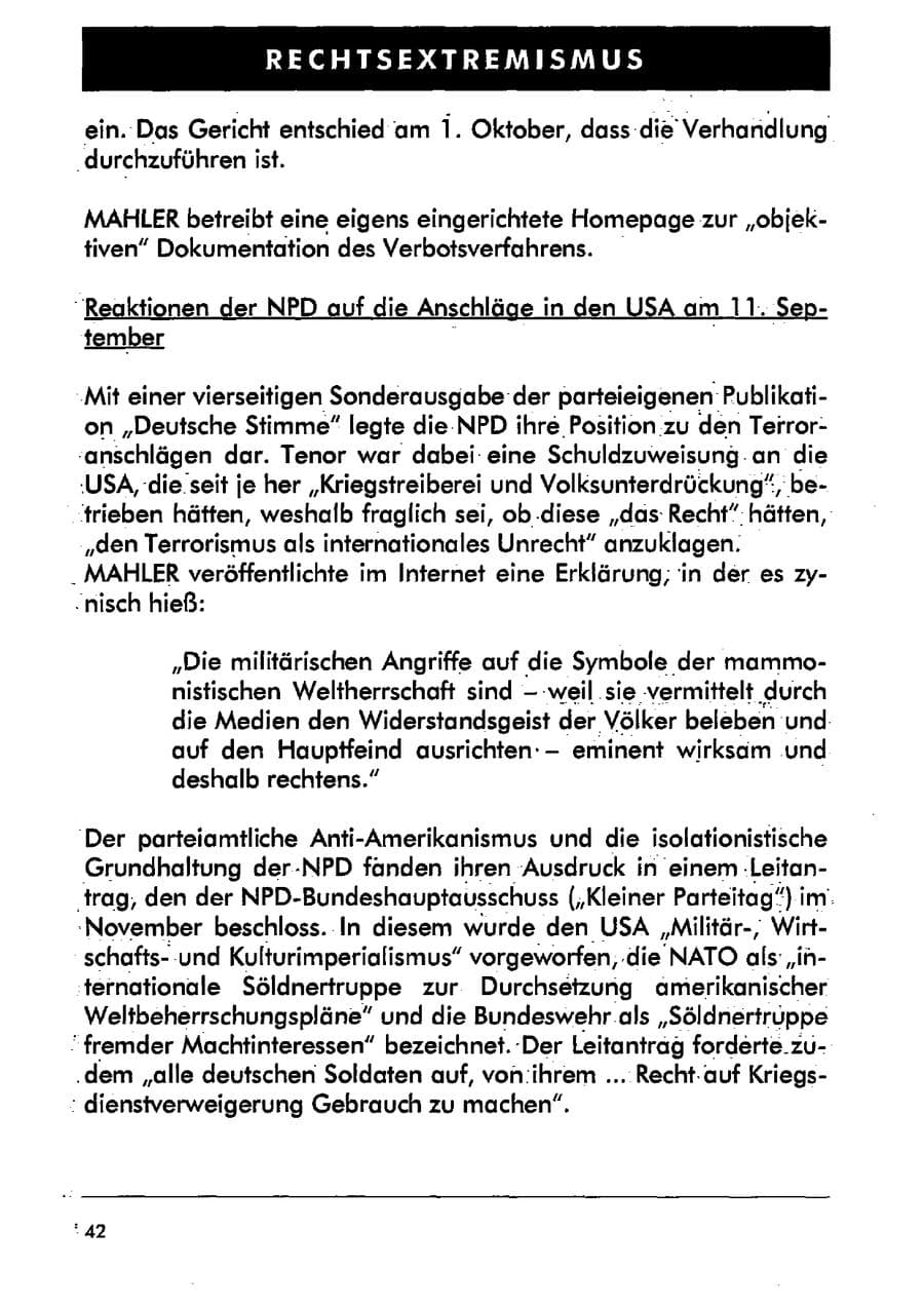 Seite 53 des Verfassungsschutzbericht 2001 Sachsen-Anhalt