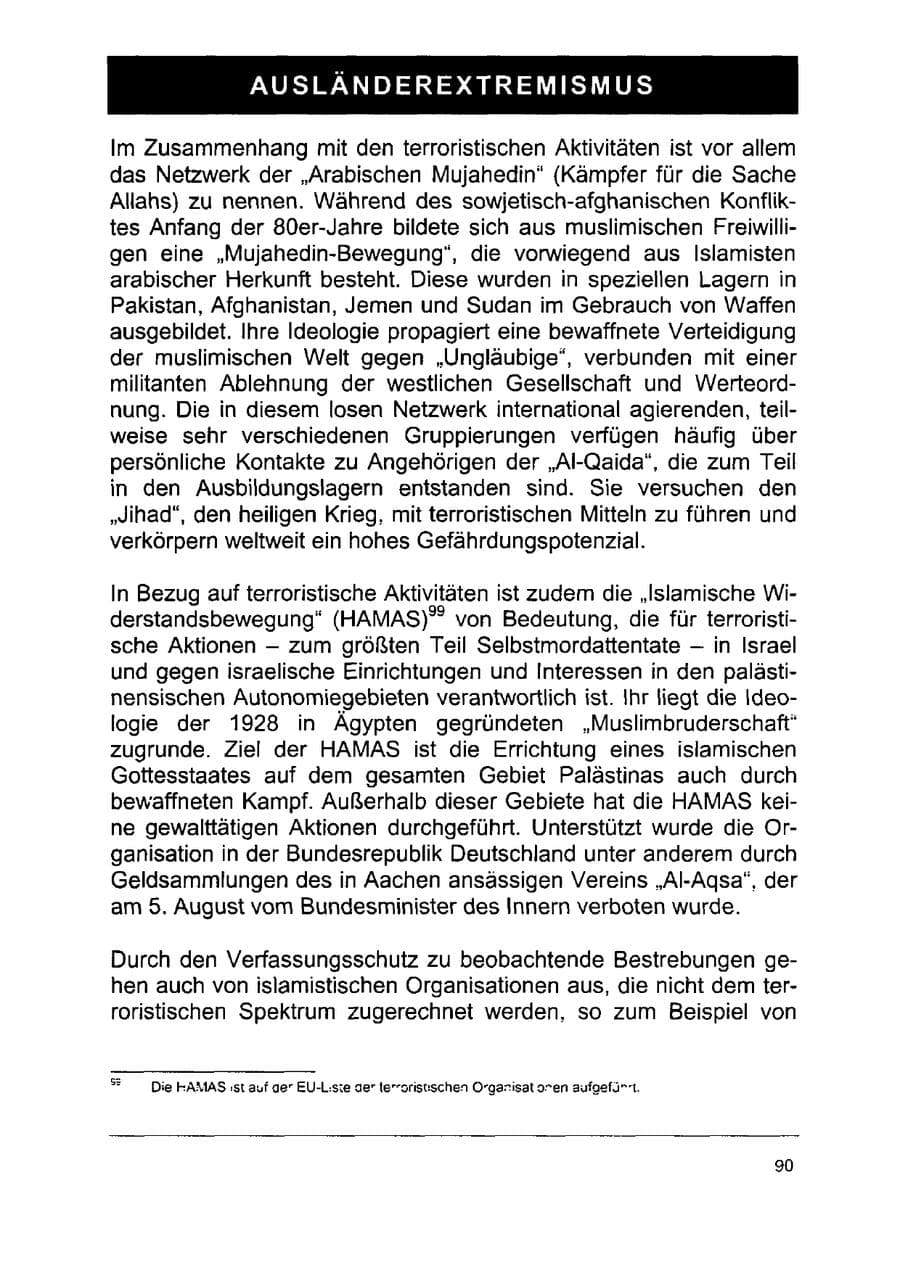 Seite 104 des Verfassungsschutzbericht 2002 Sachsen-Anhalt