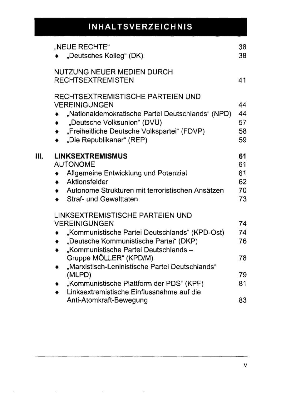 Seite 12 des Verfassungsschutzbericht 2002 Sachsen-Anhalt