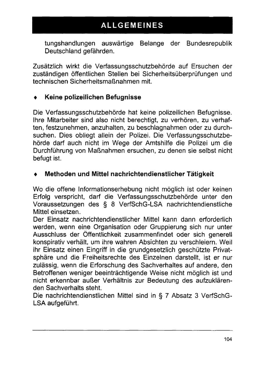 Seite 118 des Verfassungsschutzbericht 2002 Sachsen-Anhalt