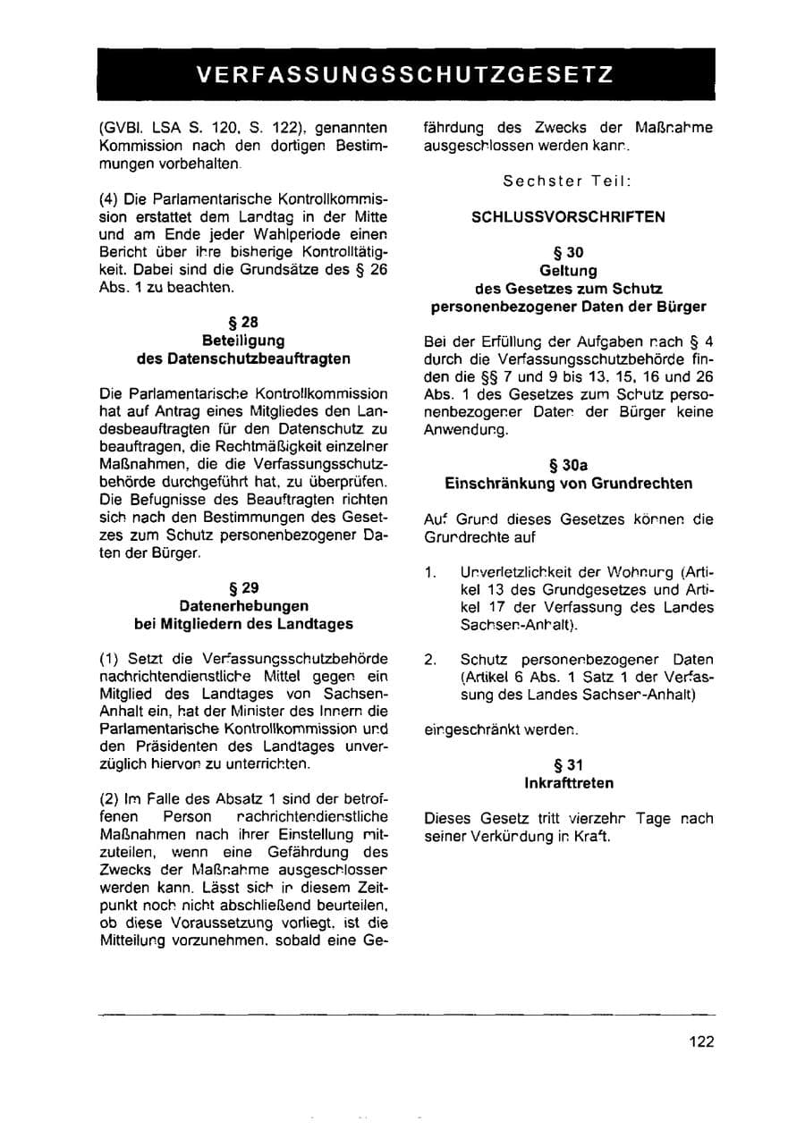 Seite 136 des Verfassungsschutzbericht 2002 Sachsen-Anhalt