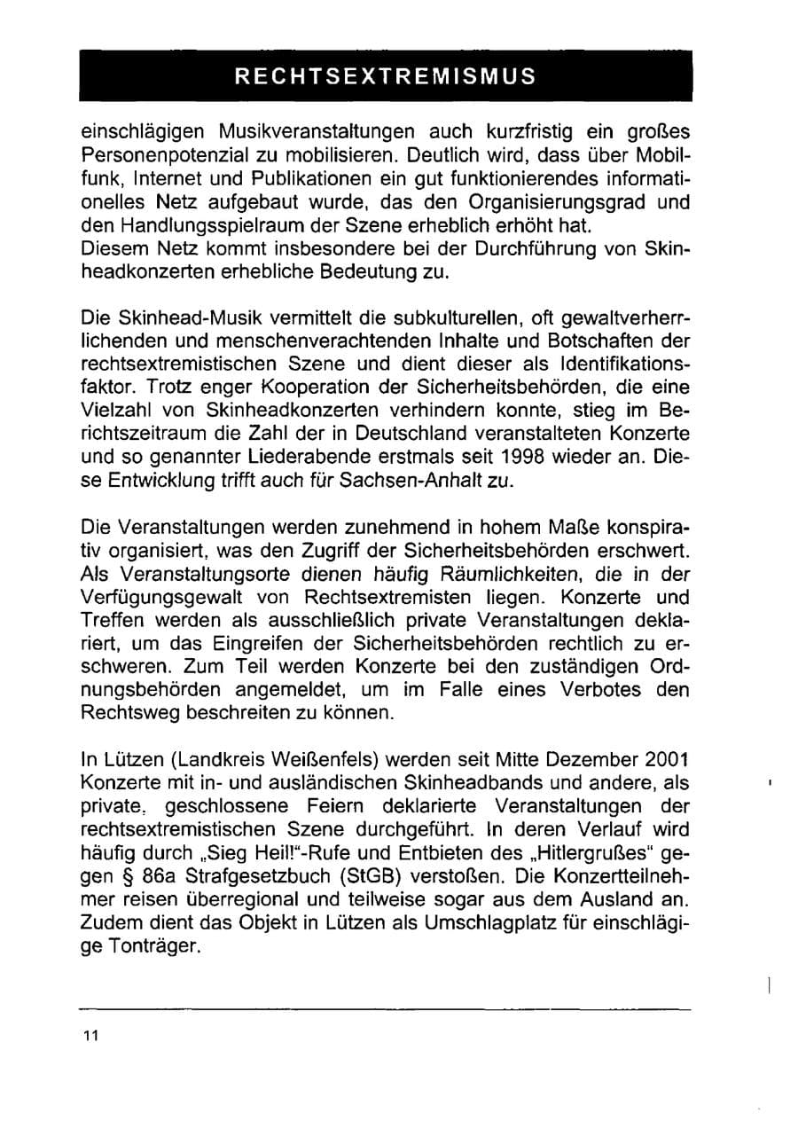 Seite 25 des Verfassungsschutzbericht 2002 Sachsen-Anhalt