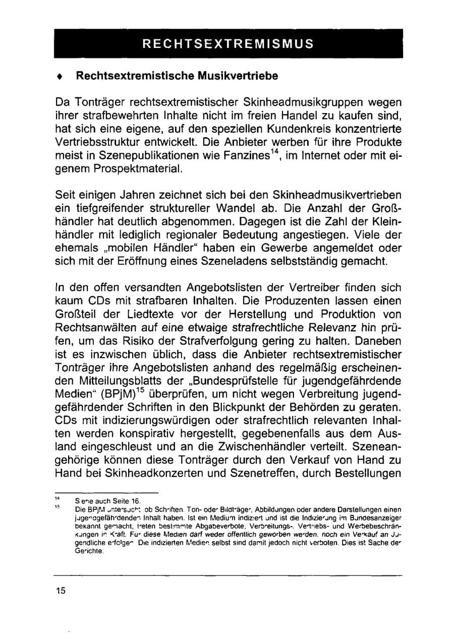 Seite 29 des Verfassungsschutzbericht 2002 Sachsen-Anhalt