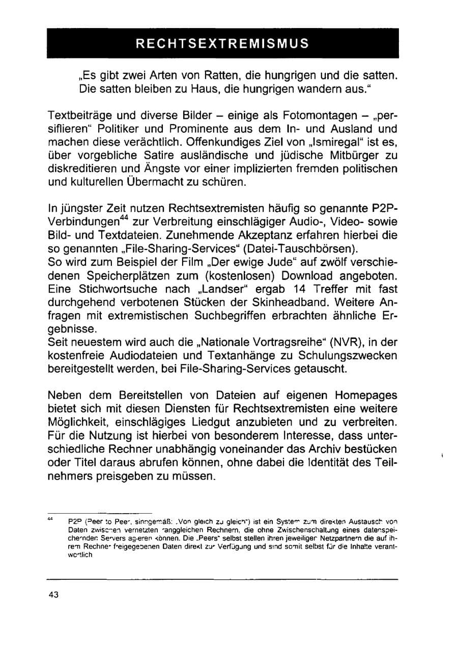 Seite 57 des Verfassungsschutzbericht 2002 Sachsen-Anhalt