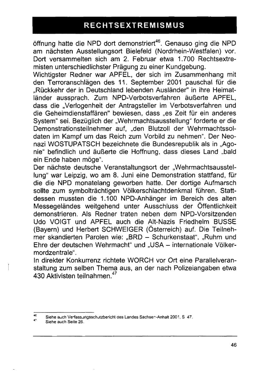 Seite 60 des Verfassungsschutzbericht 2002 Sachsen-Anhalt