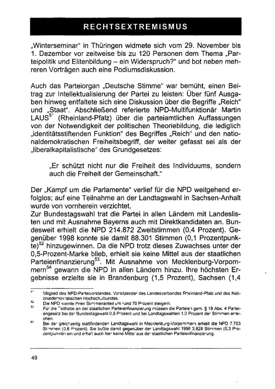 Seite 63 des Verfassungsschutzbericht 2002 Sachsen-Anhalt