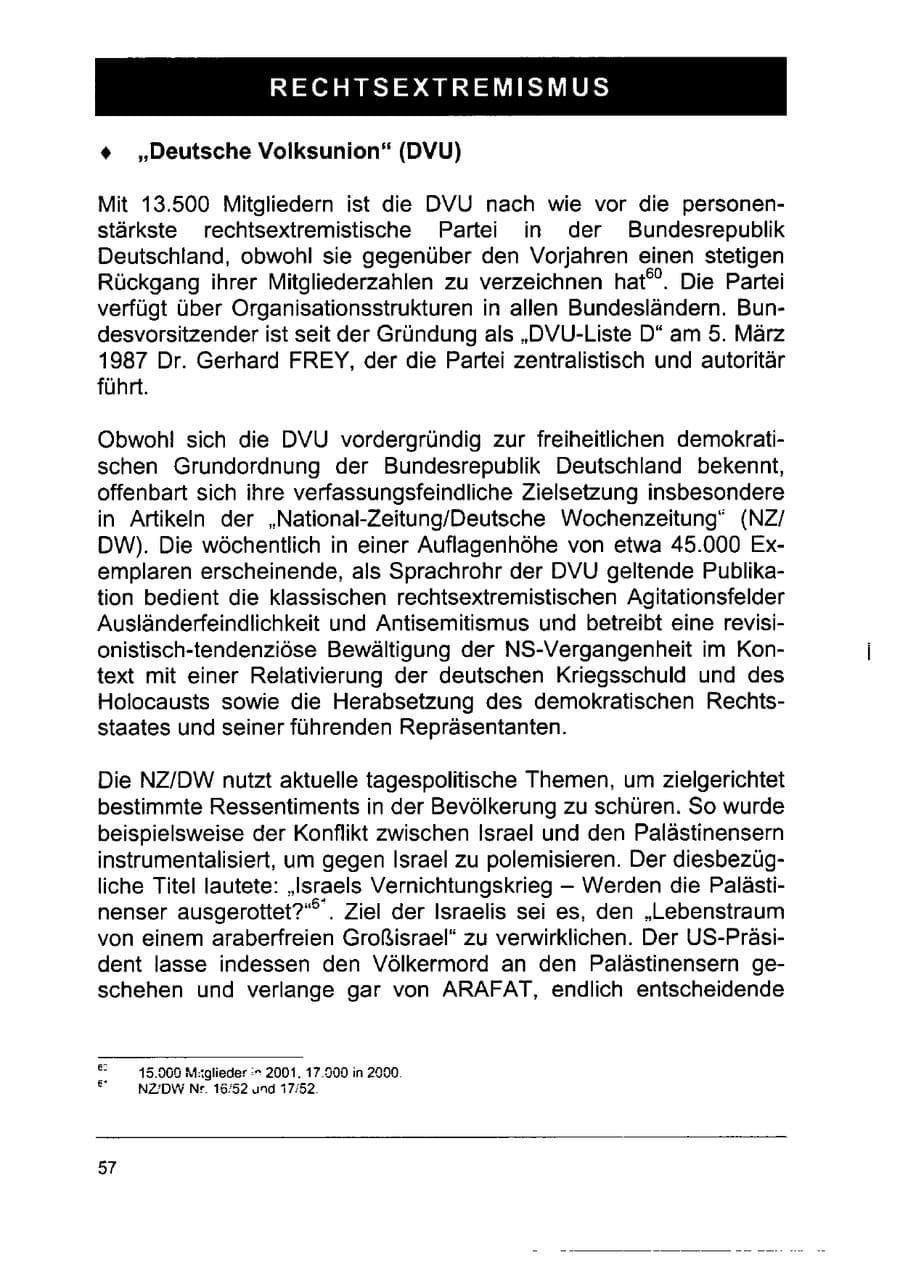 Seite 71 des Verfassungsschutzbericht 2002 Sachsen-Anhalt