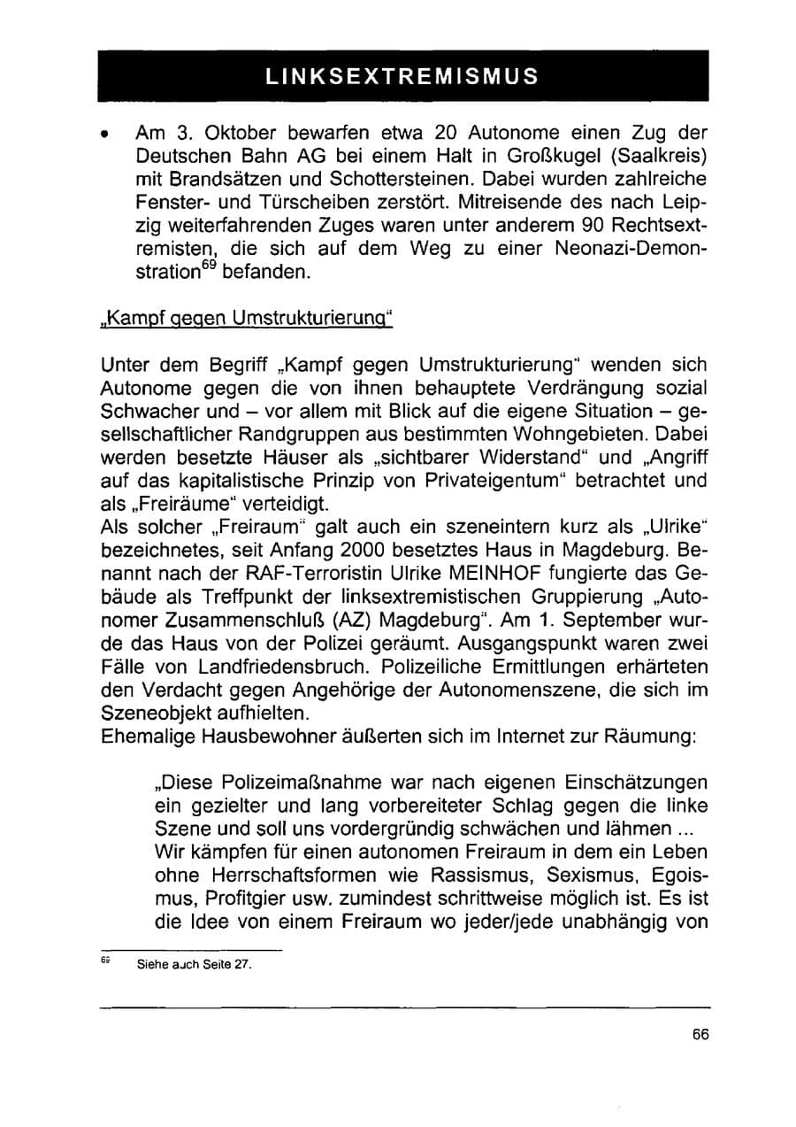 Seite 80 des Verfassungsschutzbericht 2002 Sachsen-Anhalt