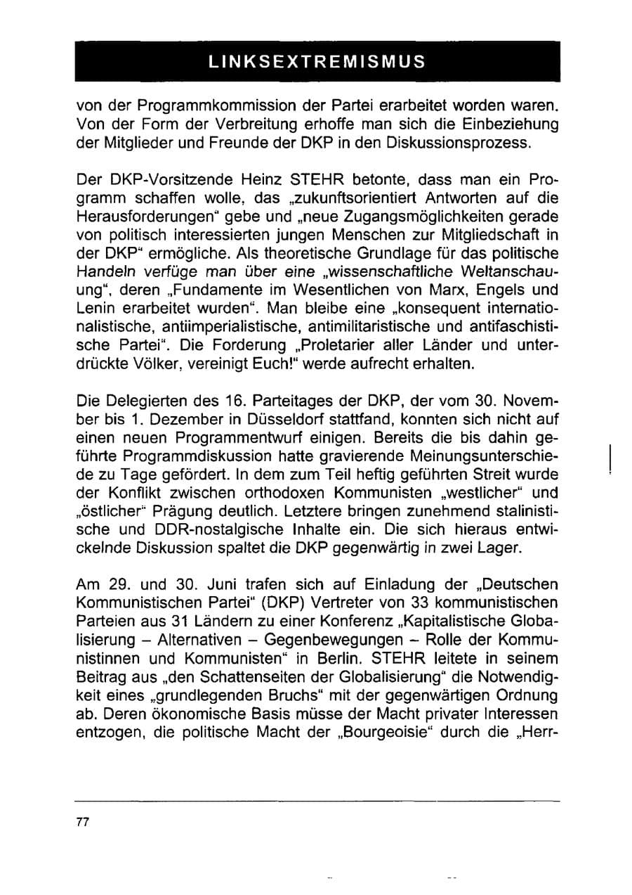 Seite 91 des Verfassungsschutzbericht 2002 Sachsen-Anhalt
