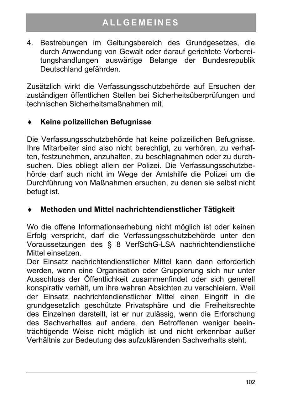 Seite 111 des Verfassungsschutzbericht 2003 Sachsen-Anhalt