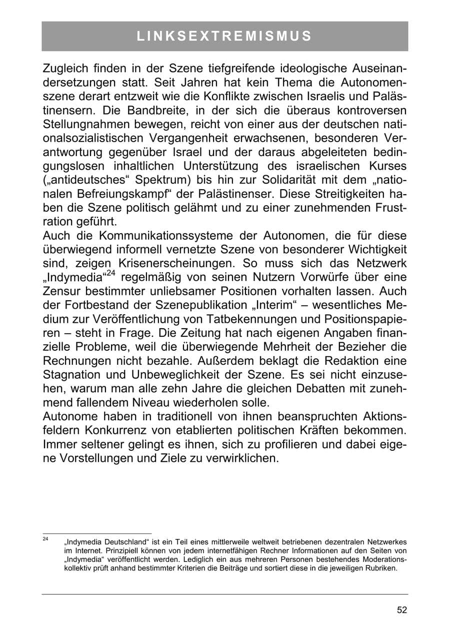 Seite 61 des Verfassungsschutzbericht 2003 Sachsen-Anhalt
