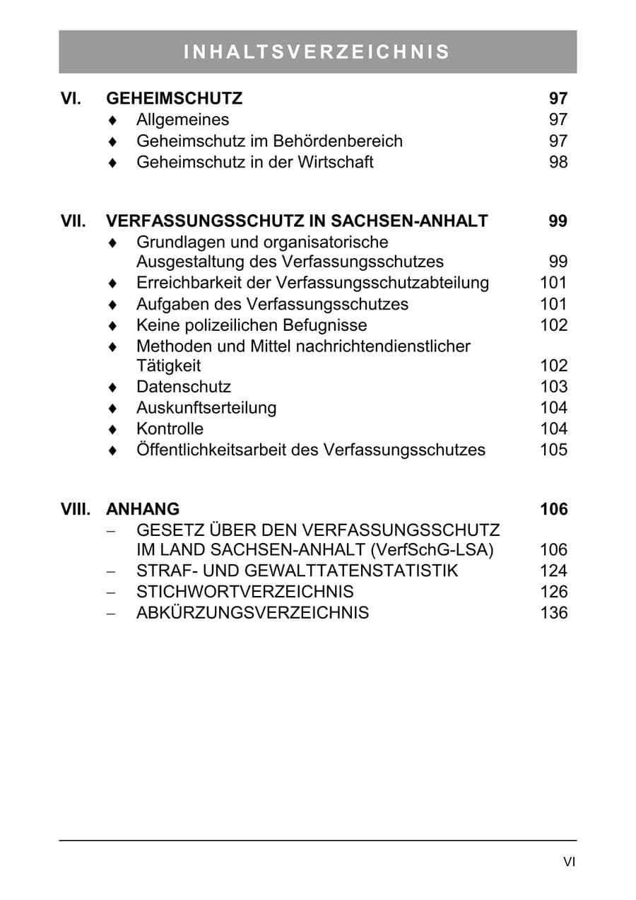 Seite 9 des Verfassungsschutzbericht 2003 Sachsen-Anhalt
