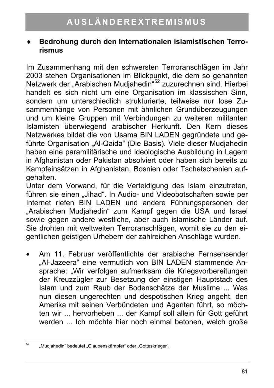 Seite 90 des Verfassungsschutzbericht 2003 Sachsen-Anhalt