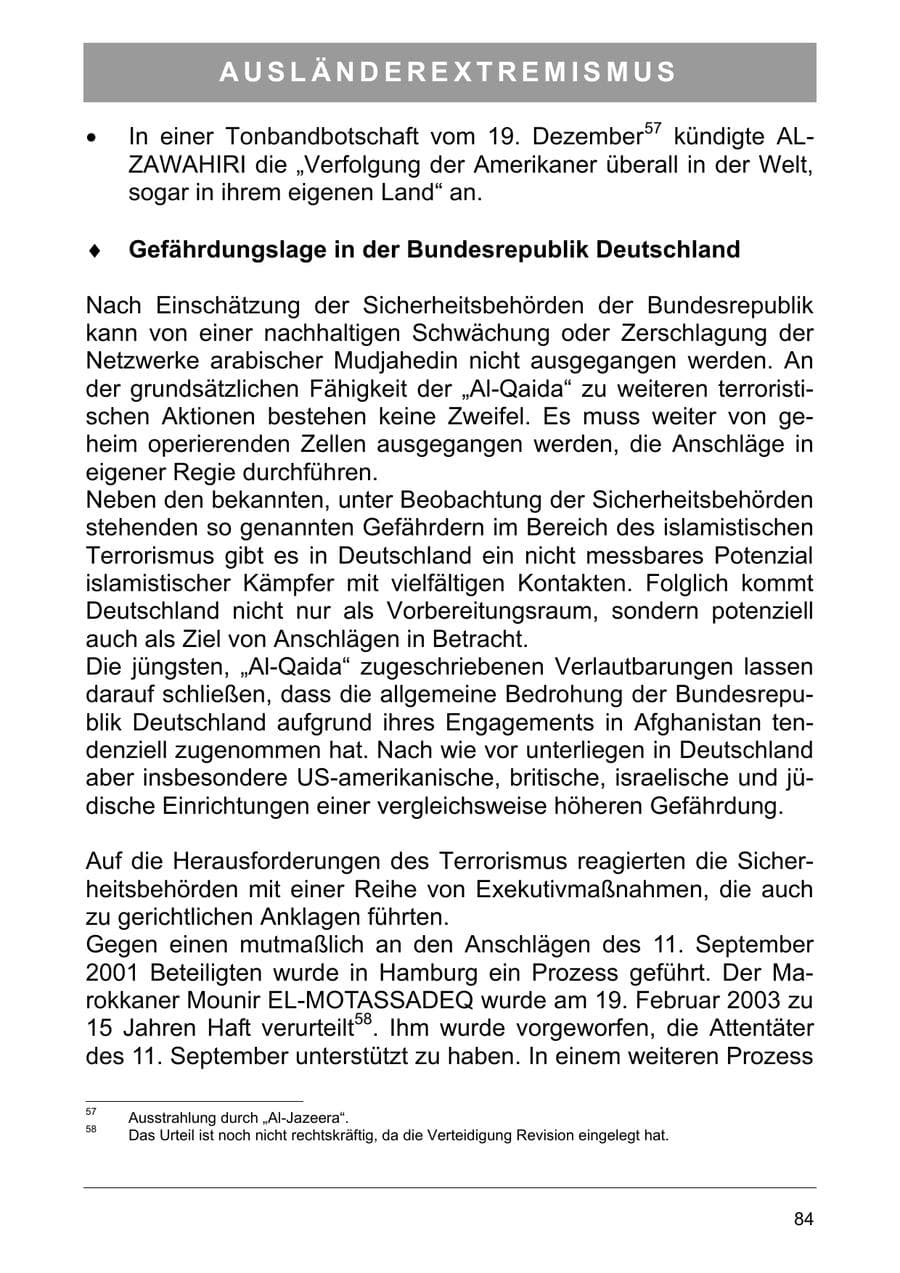 Seite 93 des Verfassungsschutzbericht 2003 Sachsen-Anhalt