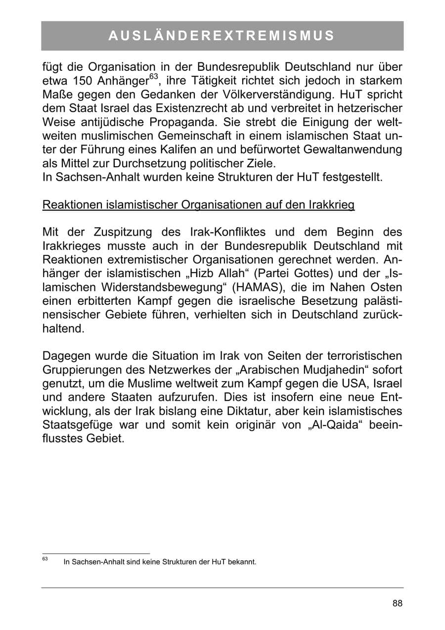 Seite 97 des Verfassungsschutzbericht 2003 Sachsen-Anhalt