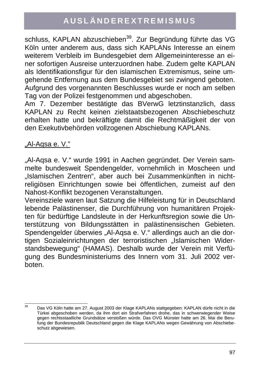 Seite 105 des Verfassungsschutzbericht 2004 Sachsen-Anhalt