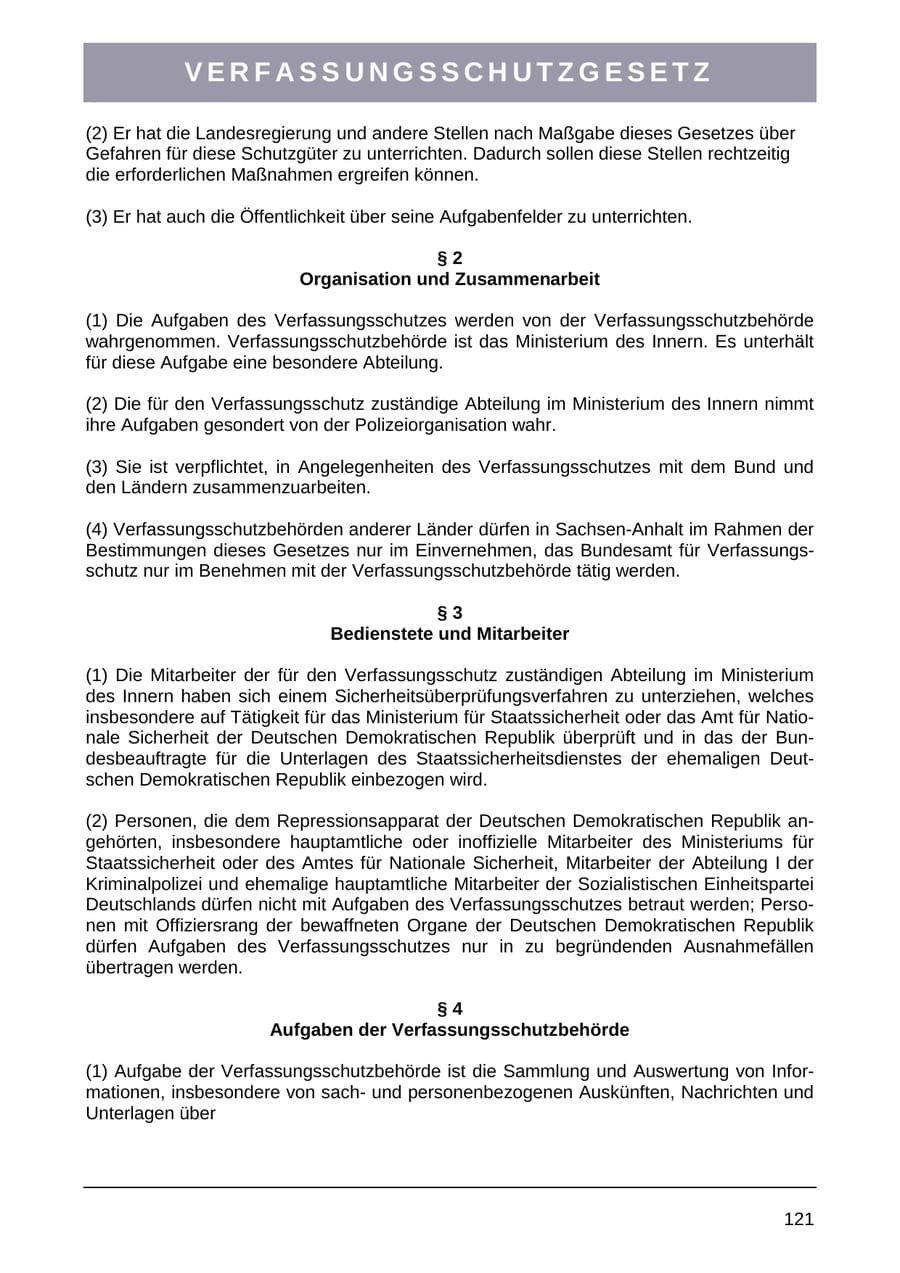 Seite 129 des Verfassungsschutzbericht 2004 Sachsen-Anhalt
