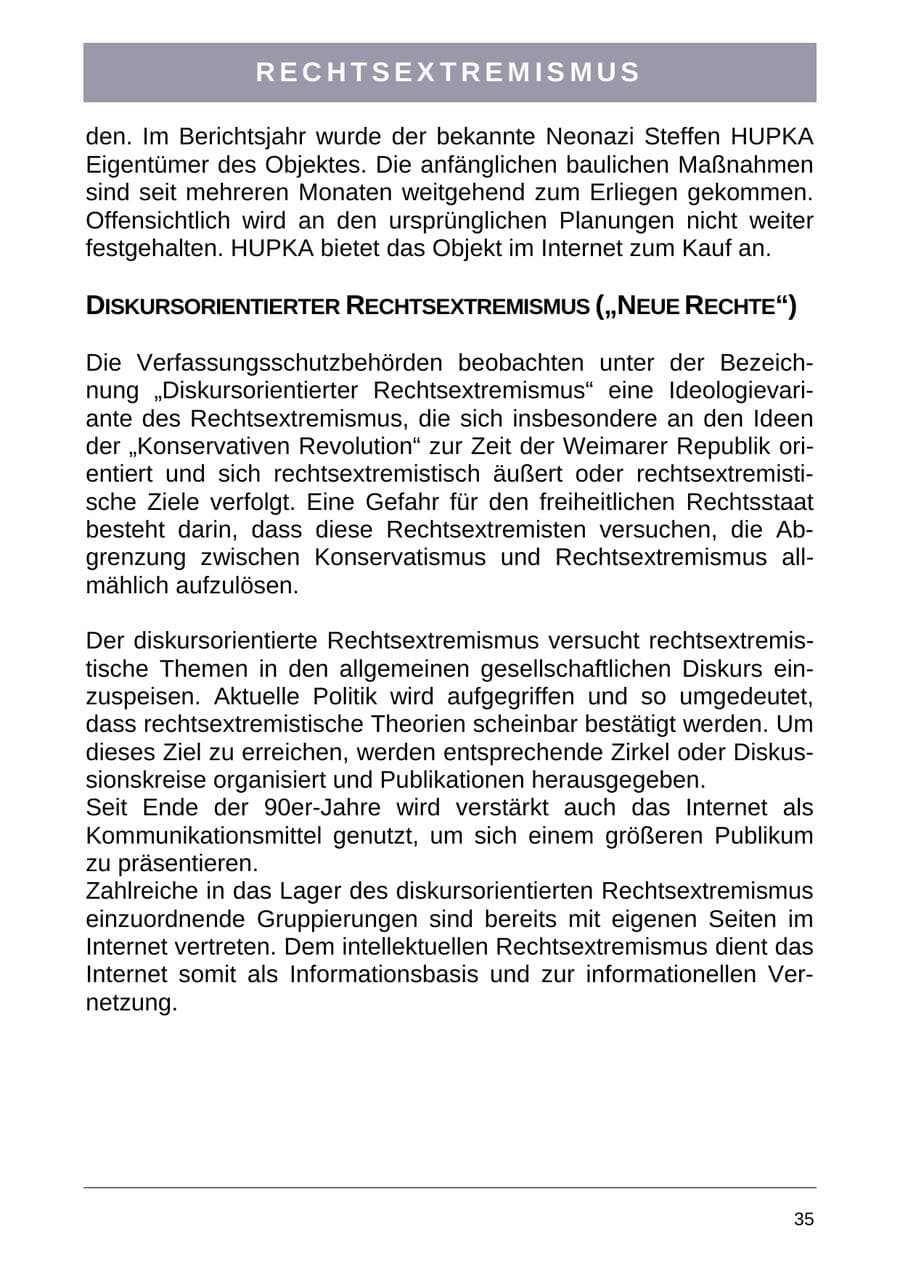 Seite 43 des Verfassungsschutzbericht 2004 Sachsen-Anhalt